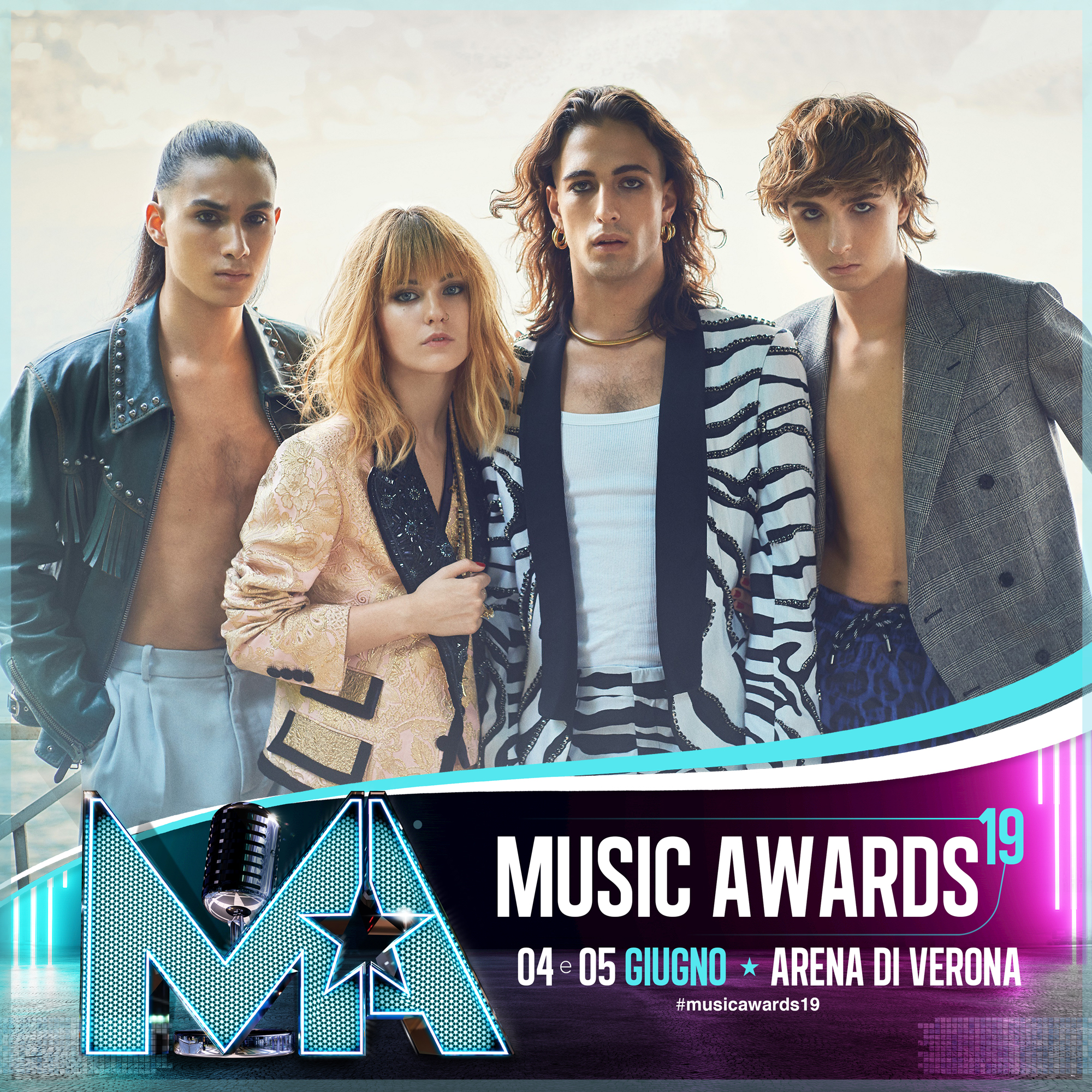 NEL CAST DEI MUSIC AWARDS 2019