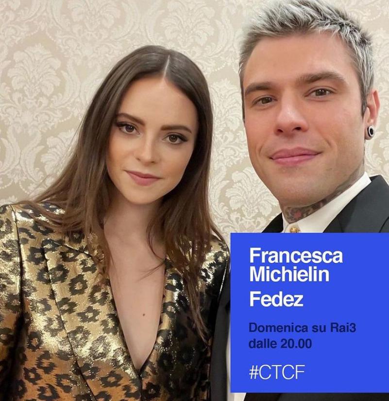 Francesca Michielin e Fedez a “Che Tempo Che Fa”