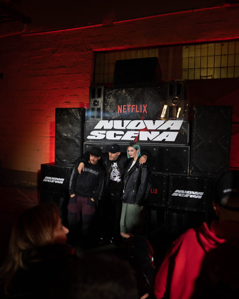 LaTarma Entertainment on the launch party of “Nuova Scena”, the new Netflix rap show.