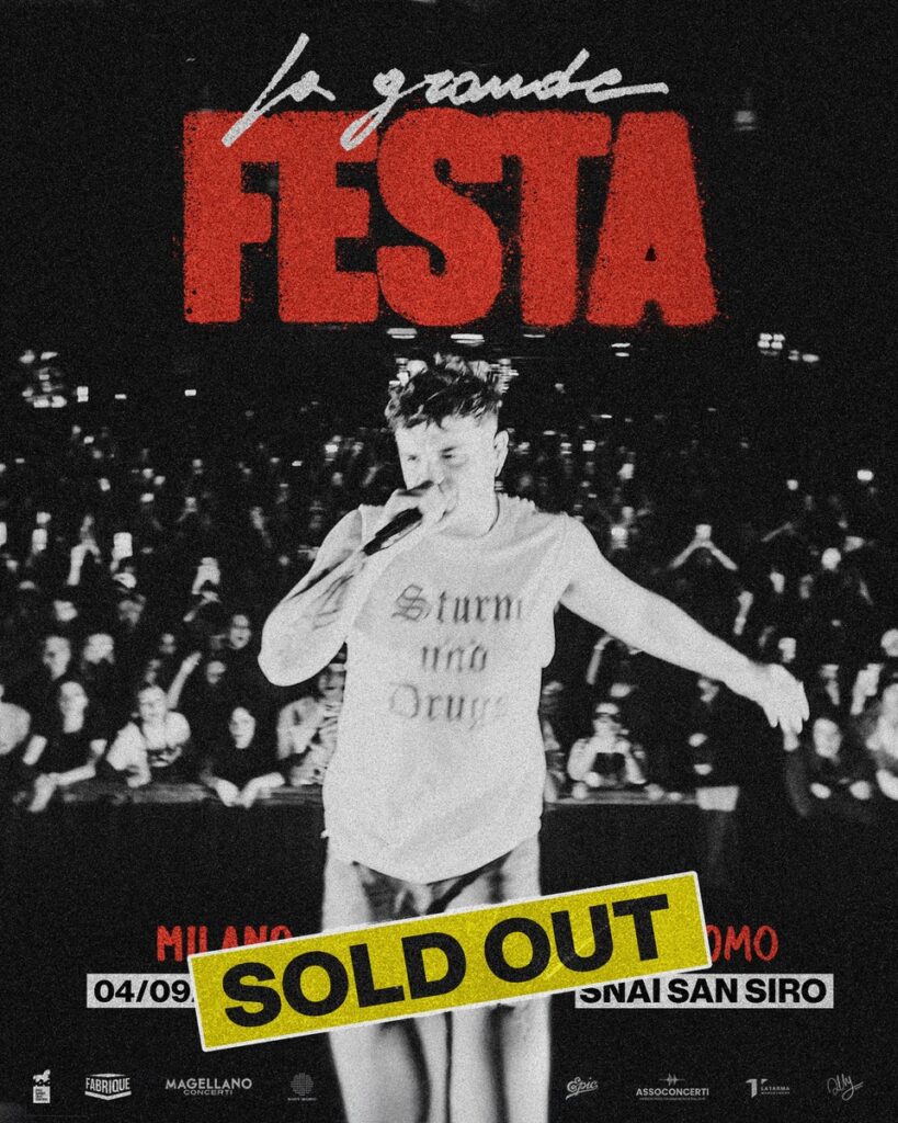OLLY WINS THE 75TH SANREMO FESTIVAL. THE CONCERT AT THE SNAI IPPODROMO IN MILAN WENT SOLD OUT IN 30 MINUTES