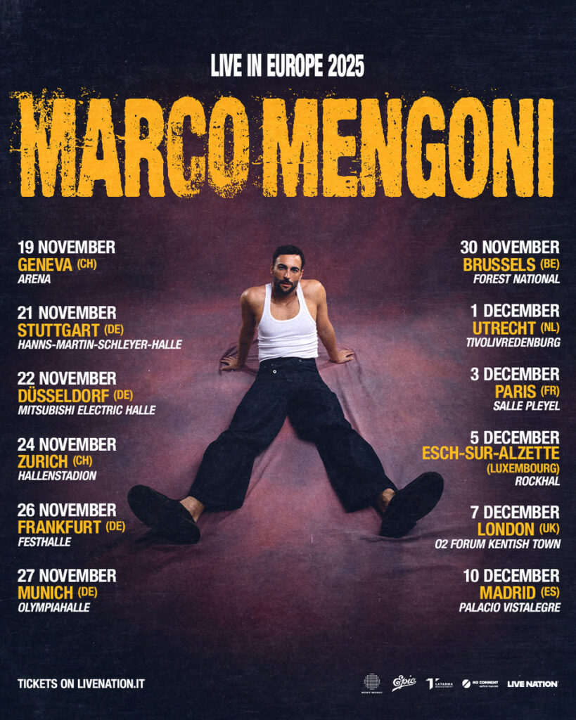 MARCO MENGONI LIVE IN EUROPE 2025