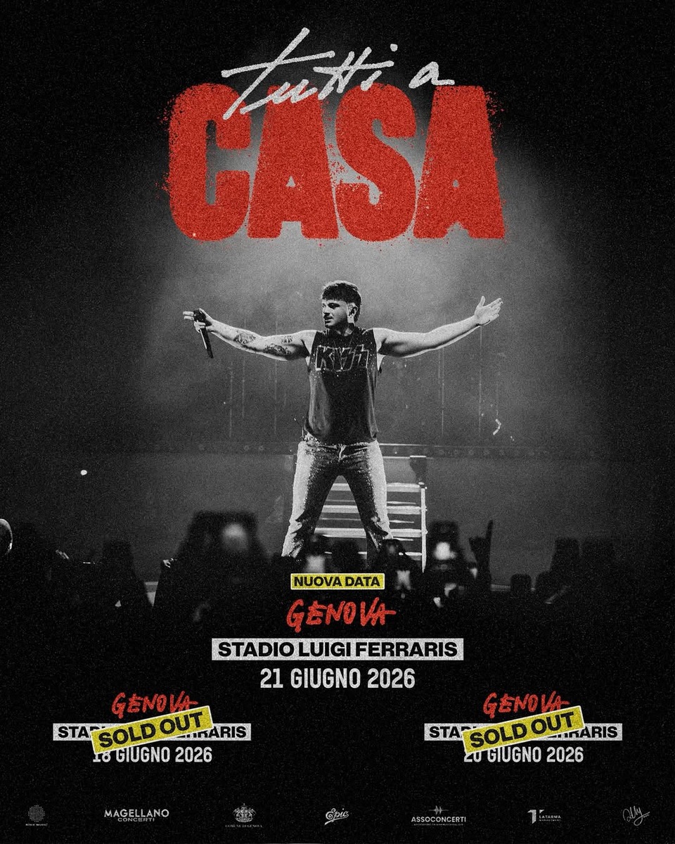 CON OLLY LO STADIO DE FERRARIS DI GENOVA RIAPRE LE PORTE ALLA MUSICA